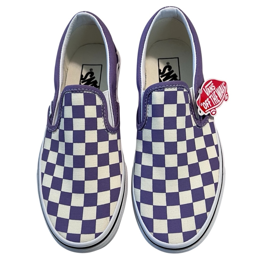 VANS CLASSIC SLIP-ON CHECKERBOARD CHALKVIOLETTRWHT